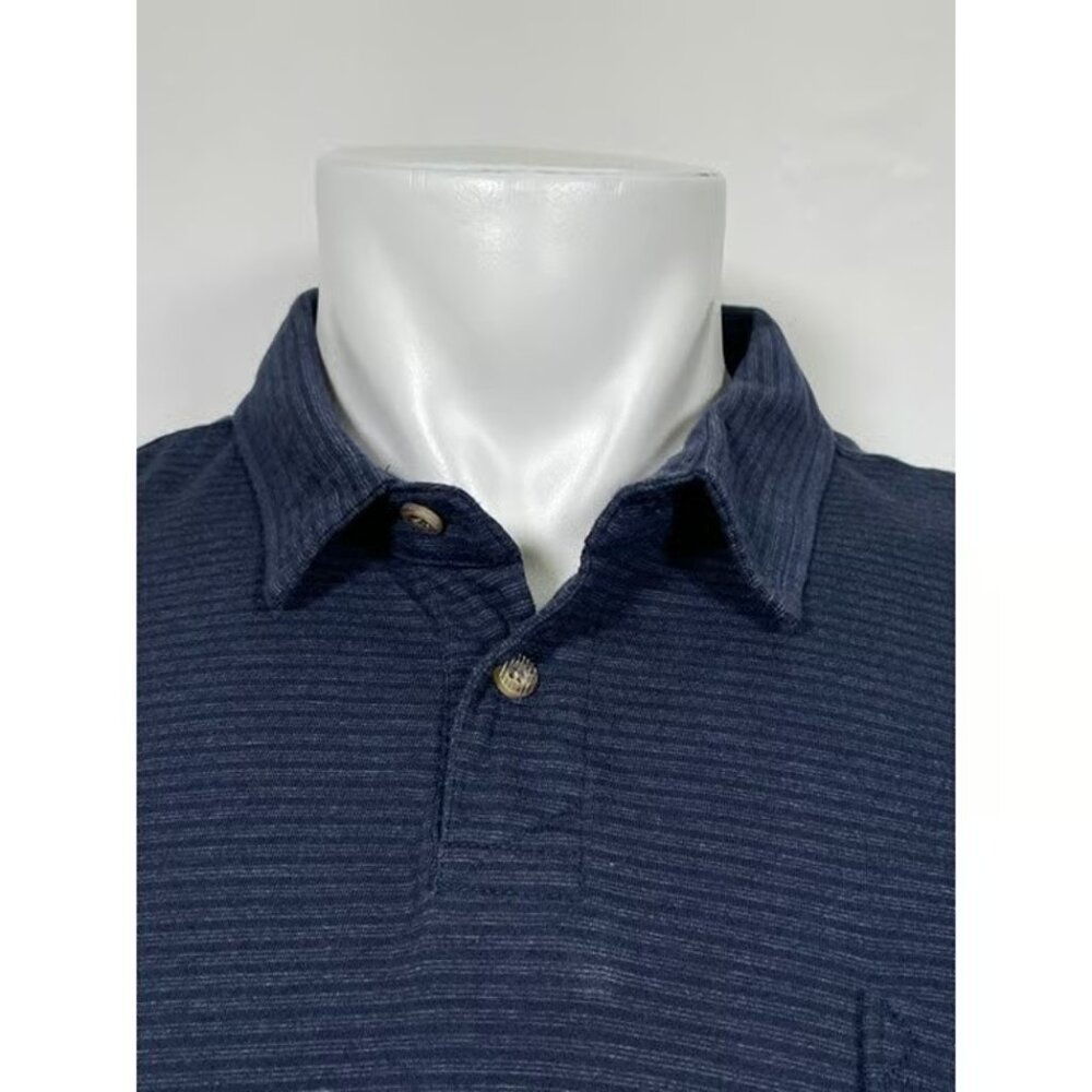 Billabong Standard Issue Polo Navy Shirt Men's LARGE - Picture 2 of 9